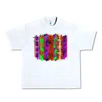 White Halloween Brushstrokes Urban Heavy Tee - texasbilliewilder