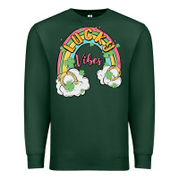 Sports Green lucky vibes Premium Sweatshirt - MaliasSmallBusiness