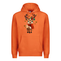 Carrot reindeer in christmas Premium Hoodie - MaliasSmallBusiness