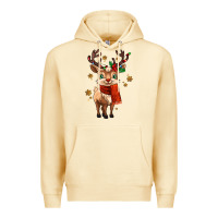 Pina Colada reindeer in christmas Premium Hoodie - MaliasSmallBusiness