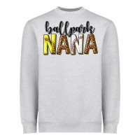 Ballpark Nana With Leopard Heavyweight Sweatshirt | Teevron