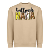 Mushroom ballpark nana with leopard Heavyweight Sweatshirt - texasbilliewilder