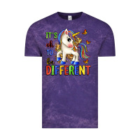 Cloud Purple it's ok to be different Vintage Tee - Zillion Design Studio