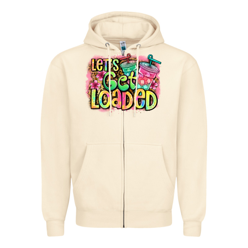Let's Get Loaded Zipper Hoodie by Jasminsmagicworld | Teevron