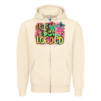 Sandshell let's get loaded Zipper Hoodie - Jasminsmagicworld