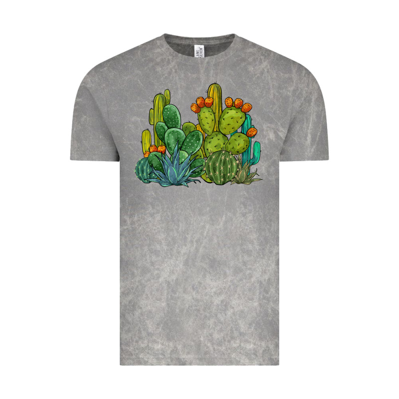 Watercolor Cactus Vintage Tee by BarkalooDesign | Teevron