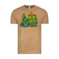 Vintage Camel watercolor cactus Vintage Tee - BarkalooDesign