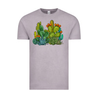 Vintage Zinc watercolor cactus Vintage Tee - BarkalooDesign