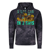 Cloud Black a lot can happen in 3 days western Vintage Hoodie - texasbilliewilder