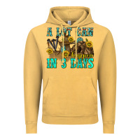Vintage Mustard a lot can happen in 3 days western Vintage Hoodie - texasbilliewilder