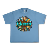 Pebble Blue blessed sunflower Urban Heavy Tee - RanaPortraitStore