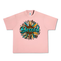 Salmon blessed sunflower Urban Heavy Tee - RanaPortraitStore