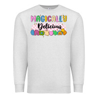 Oatmeal Heather magically delicious Premium Sweatshirt - MaliasSmallBusiness