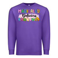Purple magically delicious Premium Sweatshirt - MaliasSmallBusiness