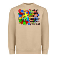 Mushroom always unique totally intelligent sometimes myster Heavyweight Sweatshirt - Zillion Design Studio