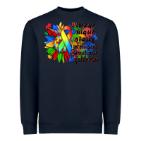 Navy always unique totally intelligent sometimes myster Heavyweight Sweatshirt - Zillion Design Studio
