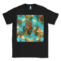 Black poultry animals seamless pattern Classic Tee - HRA Design Shop