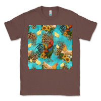 Chestnut poultry animals seamless pattern Classic Tee - HRA Design Shop