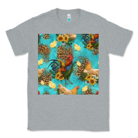 Heather Grey poultry animals seamless pattern Classic Tee - HRA Design Shop