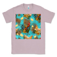 Lilac poultry animals seamless pattern Classic Tee - HRA Design Shop