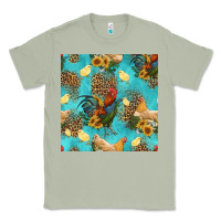 Matcha poultry animals seamless pattern Classic Tee - HRA Design Shop