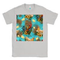 Moon Dust poultry animals seamless pattern Classic Tee - HRA Design Shop