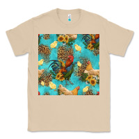 Mushroom poultry animals seamless pattern Classic Tee - HRA Design Shop
