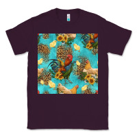 Plum poultry animals seamless pattern Classic Tee - HRA Design Shop
