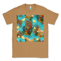 Toasted Coconut poultry animals seamless pattern Classic Tee - HRA Design Shop
