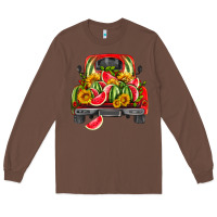 Chestnut watermelon and truck Long Sleeve Tee - HRA Design Shop