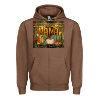 Chestnut mama pumpkin tumbler Zipper Hoodie - BundleAndBundleShop