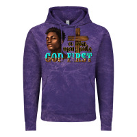 Cloud Purple a wise man puts god first Vintage Hoodie - texasbilliewilder