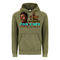 Vintage Olive a wise man puts god first Vintage Hoodie - texasbilliewilder