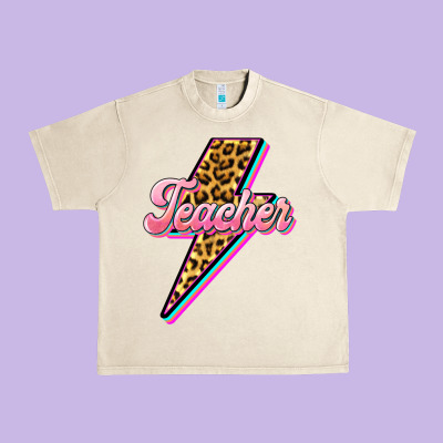 Flash Teacher Urban Heavy Tee Designed By Barkaloodesign
