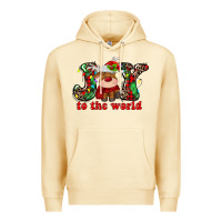 Pina Colada joy to the world christmas deer Premium Hoodie - MaliasSmallBusiness