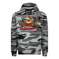 Slate Camo joy to the world christmas deer Premium Hoodie - MaliasSmallBusiness