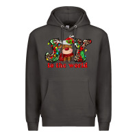 Smoke joy to the world christmas deer Premium Hoodie - MaliasSmallBusiness