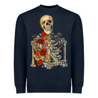 Navy inhale peace exhale chaos Heavyweight Sweatshirt - RanaPortraitStore