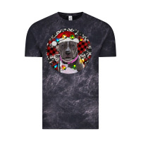 Cloud Black pitbull and buffalo plaid Vintage Tee - RanaPortraitStore