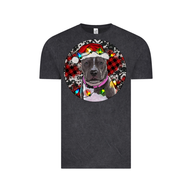Pitbull And Buffalo Plaid Vintage Tee by RanaPortraitStore | Teevron
