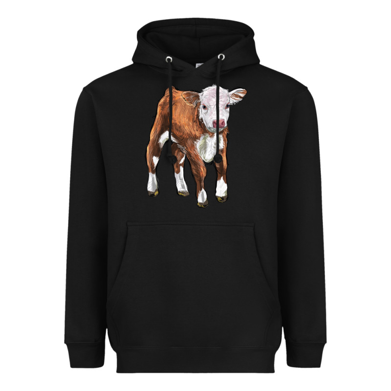 Hereford Calf Heavyweight Hoodie by LillyAllenDesigns | Teevron