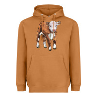 Meerkat hereford calf Heavyweight Hoodie - LillyAllenDesigns