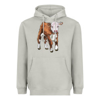 Moon Dust hereford calf Heavyweight Hoodie - LillyAllenDesigns