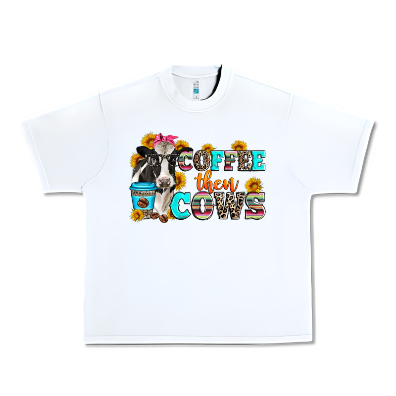 Coffee Then Cows Urban Heavy Tee by Zillion Design Studio | Teevron