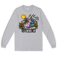 Moon Dust hello summer Long Sleeve Tee - CowhideDigitalArt