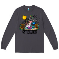 Smoke hello summer Long Sleeve Tee - CowhideDigitalArt