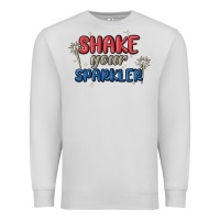 Dove Grey 4th of july america shake your sparkler Premium Sweatshirt - MaliasSmallBusiness