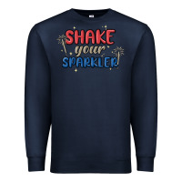 Navy 4th of july america shake your sparkler Premium Sweatshirt - MaliasSmallBusiness