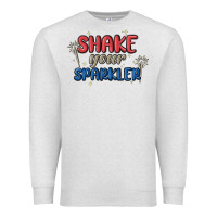Oatmeal Heather 4th of july america shake your sparkler Premium Sweatshirt - MaliasSmallBusiness