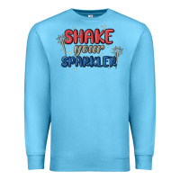 Ocean Blue 4th of july america shake your sparkler Premium Sweatshirt - MaliasSmallBusiness